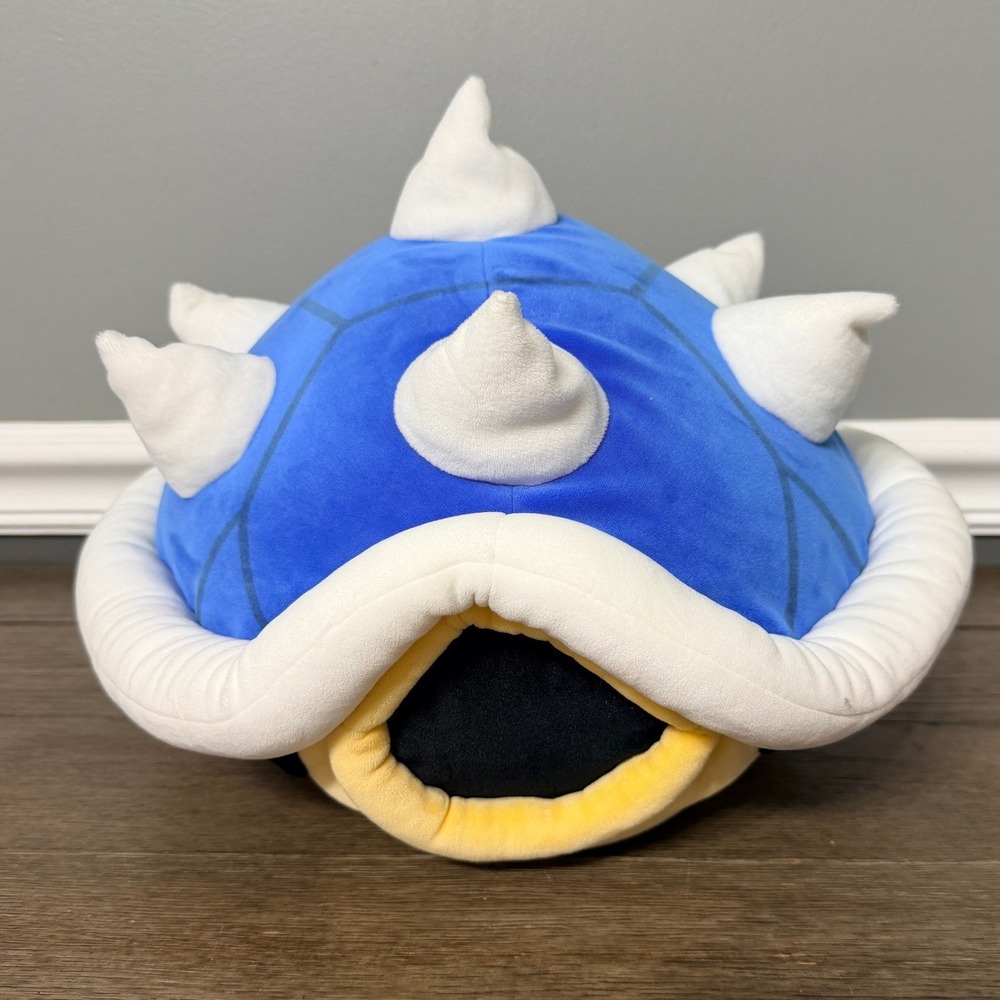 Nintendo Mario Kart Blue Spiny Shell Club Mocchi-Mocchi- Plush Tomy